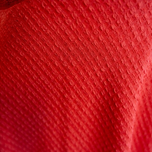 Fame and Partners Red Textured Maxi Dress – Size 6 – 1930s-Inspired Glam… - Picture 7 of 17